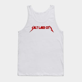 Salt Lake City - Typography Art Tank Top